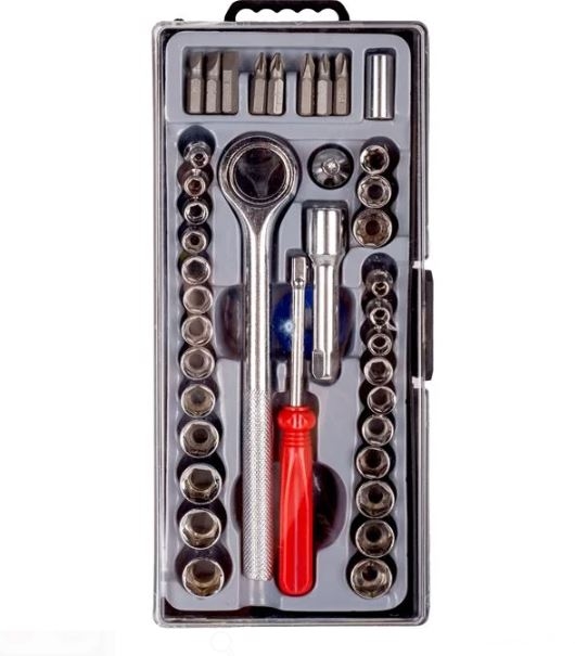 Trusa cu surubelnita + accesorii - 40 buc. Trusa cu surubelnita + accesorii - 40 buc.