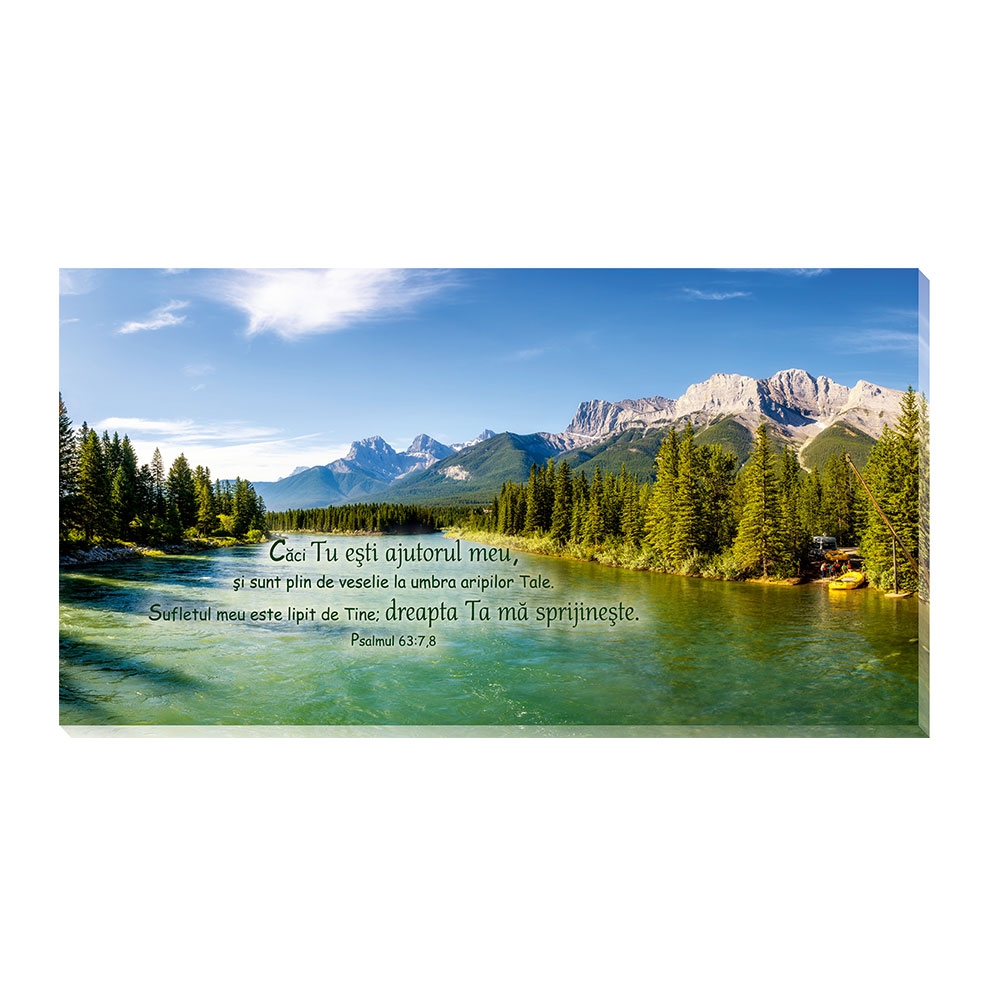 Tablou canvas - Caci Tu esti ajutorul meu (25x50 cm) Tablou canvas - Caci Tu esti ajutorul meu (25x50 cm)