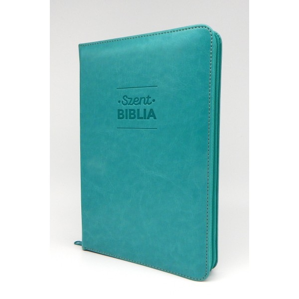 Szent Biblia - Közepes Biblia, Türkiz, Cipzárral, Károli Gáspár, Forditása (Biblia medie in lb. maghiara, fermoar) Szent Biblia - Közepes Biblia, Türkiz, Cipzárral, Károli Gáspár, Forditása (Biblia medie in lb. maghiara, fermoar)