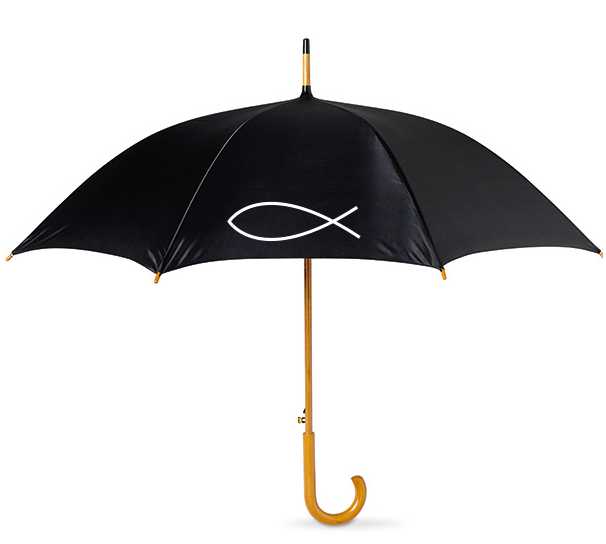 Umbrela - Peste, culoare neagra