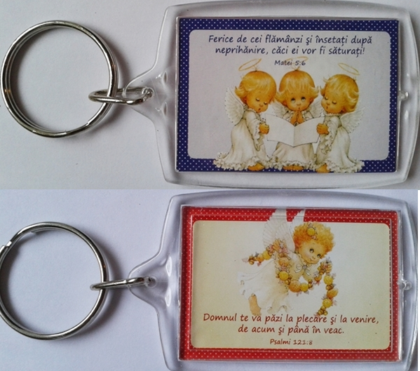 Brelocuri crestine fata/verso - Domnul te va pazi la plecare si la venire/Ferice de cei flamanzi si insetati dupa neprihanire Brelocuri crestine fata/verso - Domnul te va pazi la plecare si la venire/Ferice de cei flamanzi si insetati dupa neprihanire