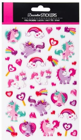 Autocolante Pop Up - Unicorni, 40 buc. (3+) Autocolante Pop Up - Unicorni, 40 buc. (3+)
