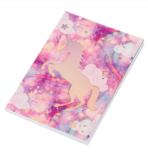 Carnet A5, roz-mov - Unicorn Carnet A5, roz-mov - Unicorn
