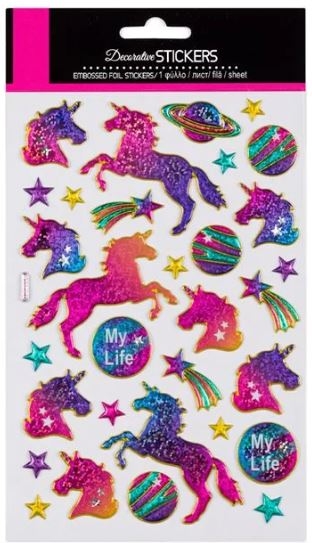 Autocolante - Unicorni mov-roz, 31 buc. (3+) Autocolante - Unicorni mov-roz, 31 buc. (3+)