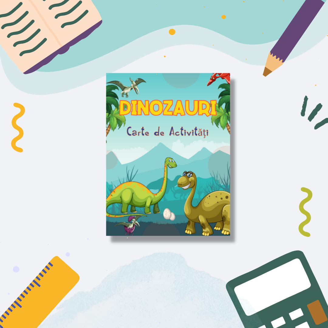Dinozauri - Carte de activitati pentru copii