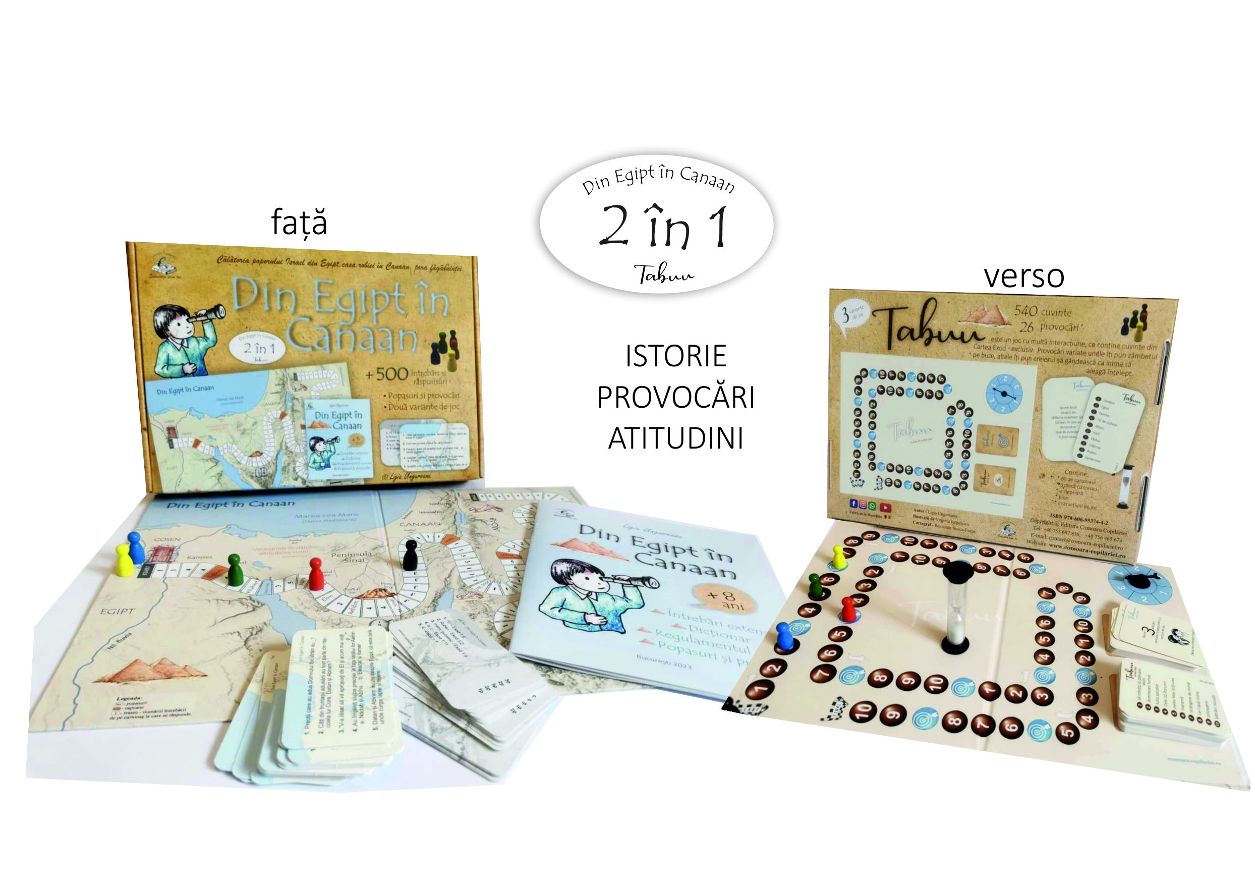 Joc - Din EGIPT în CANAAN – 2 în 1 Joc - Din EGIPT în CANAAN – 2 în 1