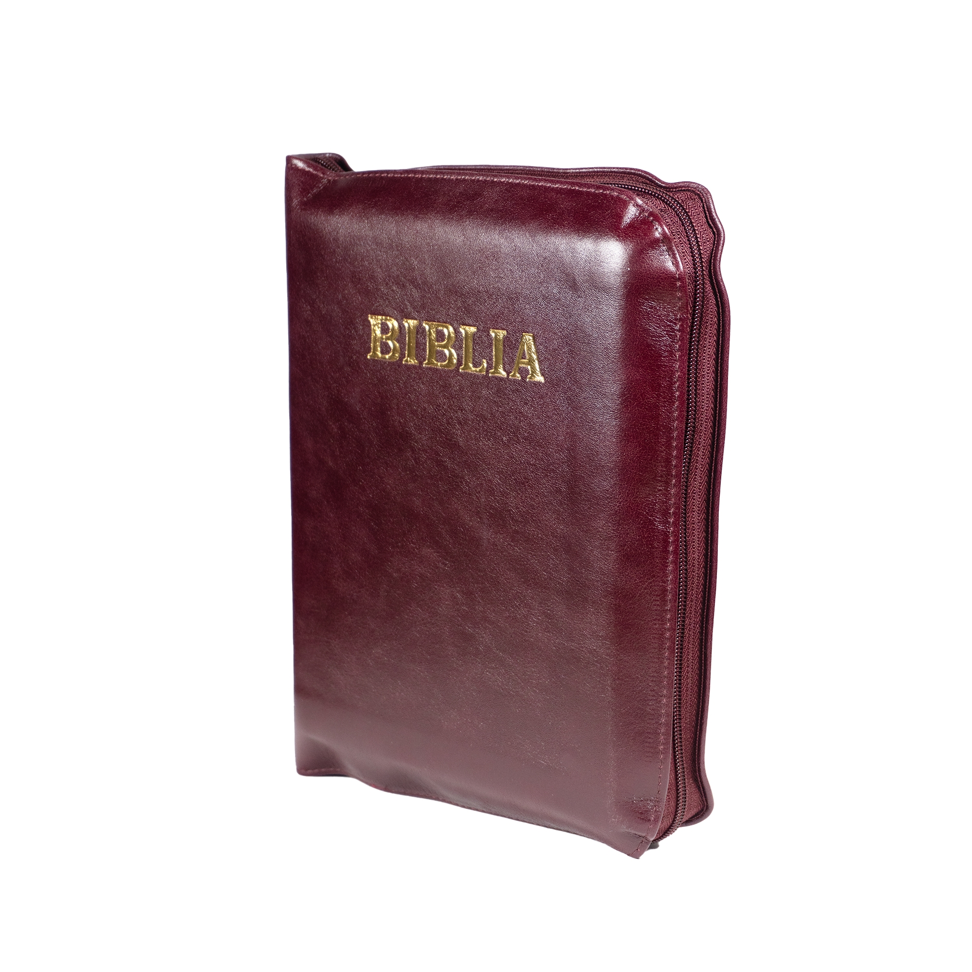 Biblia de studiu inductiv (trad. D. Cornilescu), piele naturala, bordo inchis, fermoar Biblia de studiu inductiv (trad. D. Cornilescu), piele naturala, bordo inchis, fermoar