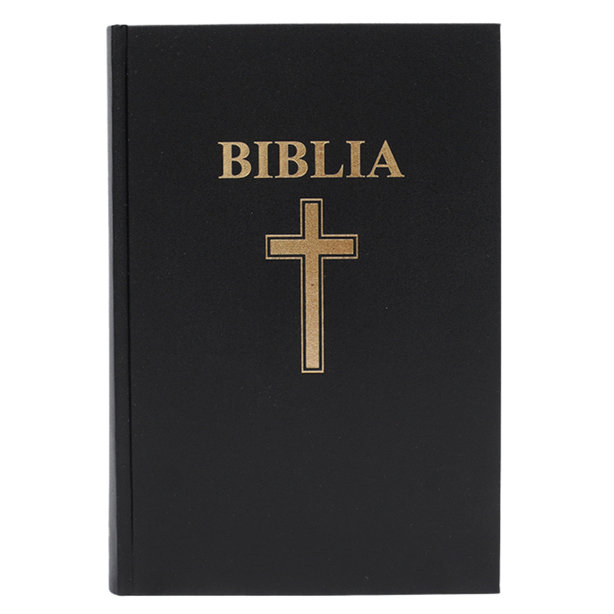 Biblia marime mare-foarte mare, cartonata, scris foarte mare, neagra, margini albe, trad. Cornilescu, cuv. lui Isus cu roșu [083 CT]