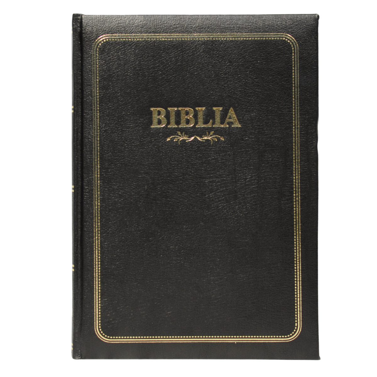 Biblia de amvon, foarte mare, piele groasă, neagra, scris foarte mare, margini aurii, index, hărți biblice [097 PI]