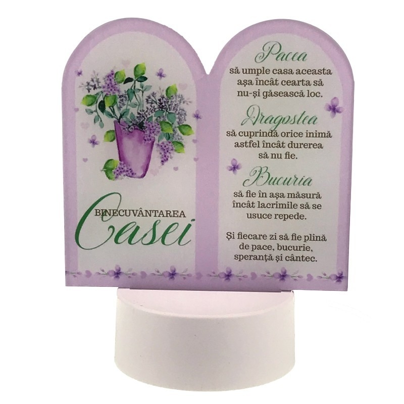 Veioza carte - Binecuvantarea casei Veioza carte - Binecuvantarea casei