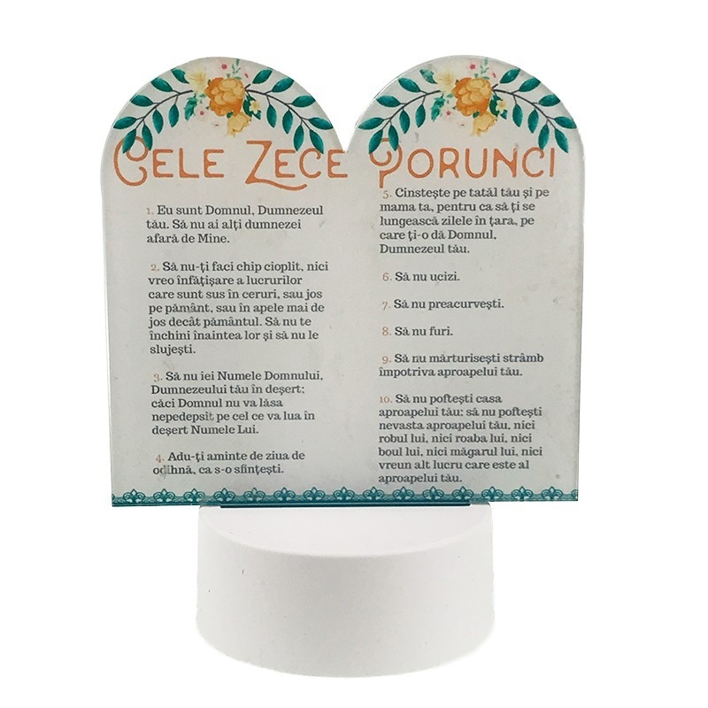 Veioza carte - Cele 10 porunci Veioza carte - Cele 10 porunci