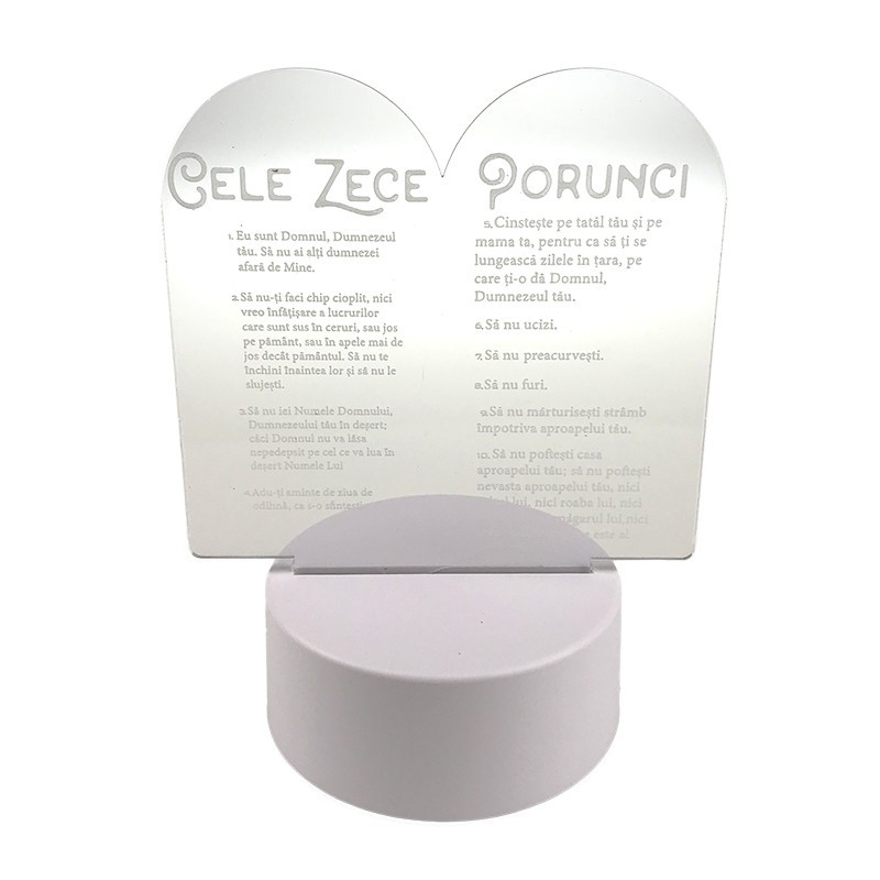 Veioza carte - Cele 10 porunci Veioza carte - Cele 10 porunci