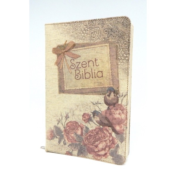 Szent Biblia - Közepes Biblia, Vintage Virágos, Cipzárral, Regiszterrel, Károli Gáspár Forditása (Biblia medie in lb. maghiara, fermoar, index) Szent Biblia - Közepes Biblia, Vintage Virágos, Cipzárral, Regiszterrel, Károli Gáspár Forditása (Biblia medie in lb. maghiara, fermoar, index)