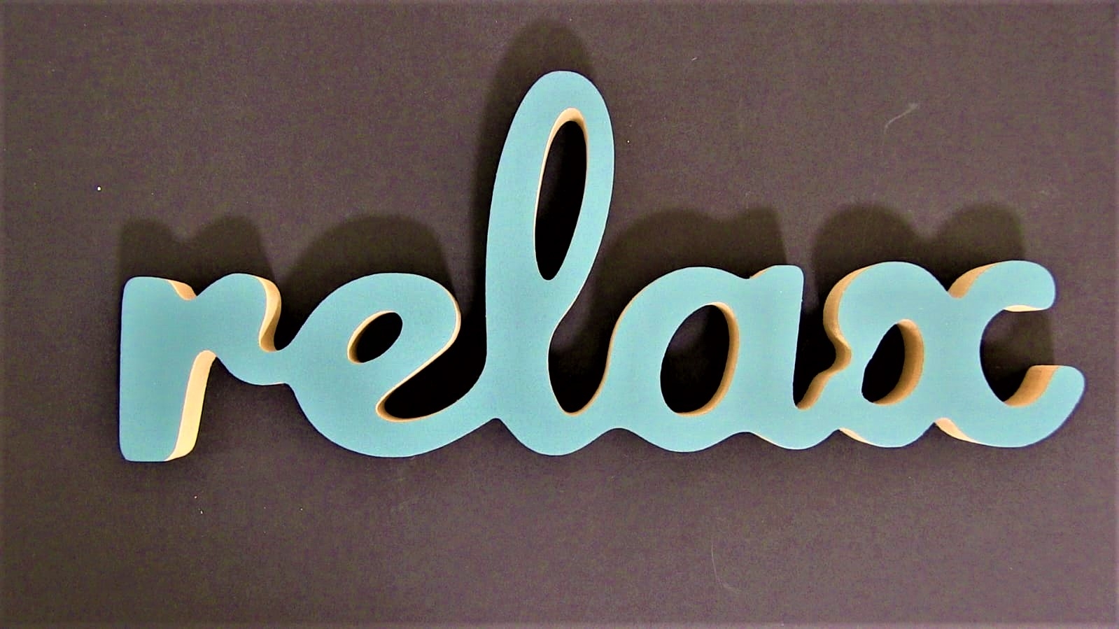 Litere decorative - relax, turcoaz inchis Litere decorative - relax, turcoaz inchis