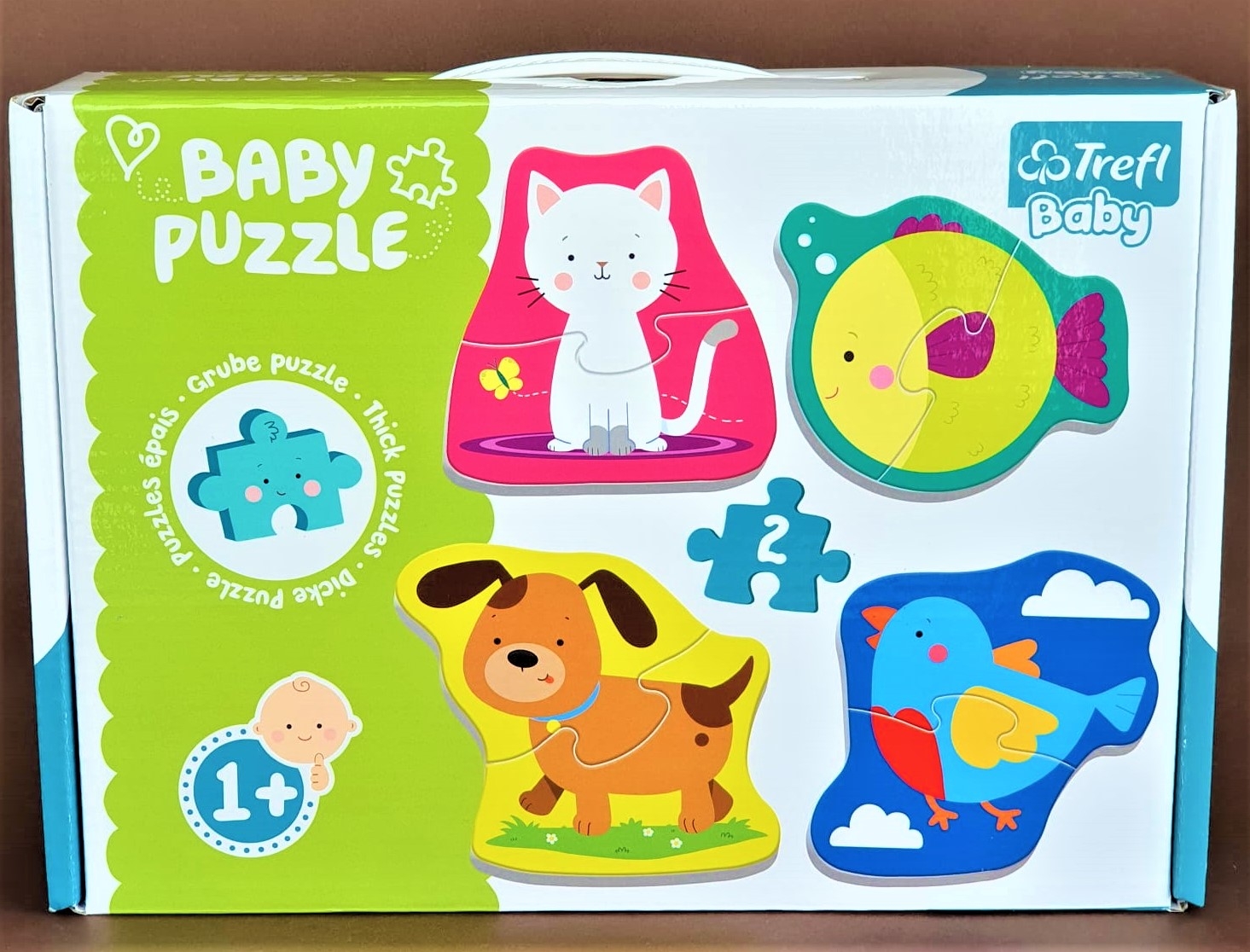 Baby Puzzle, Trefl - Pisica, Caine, Peste, Pasare - Activitati pentru copii (1+) Baby Puzzle, Trefl - Pisica, Caine, Peste, Pasare - Activitati pentru copii (1+)