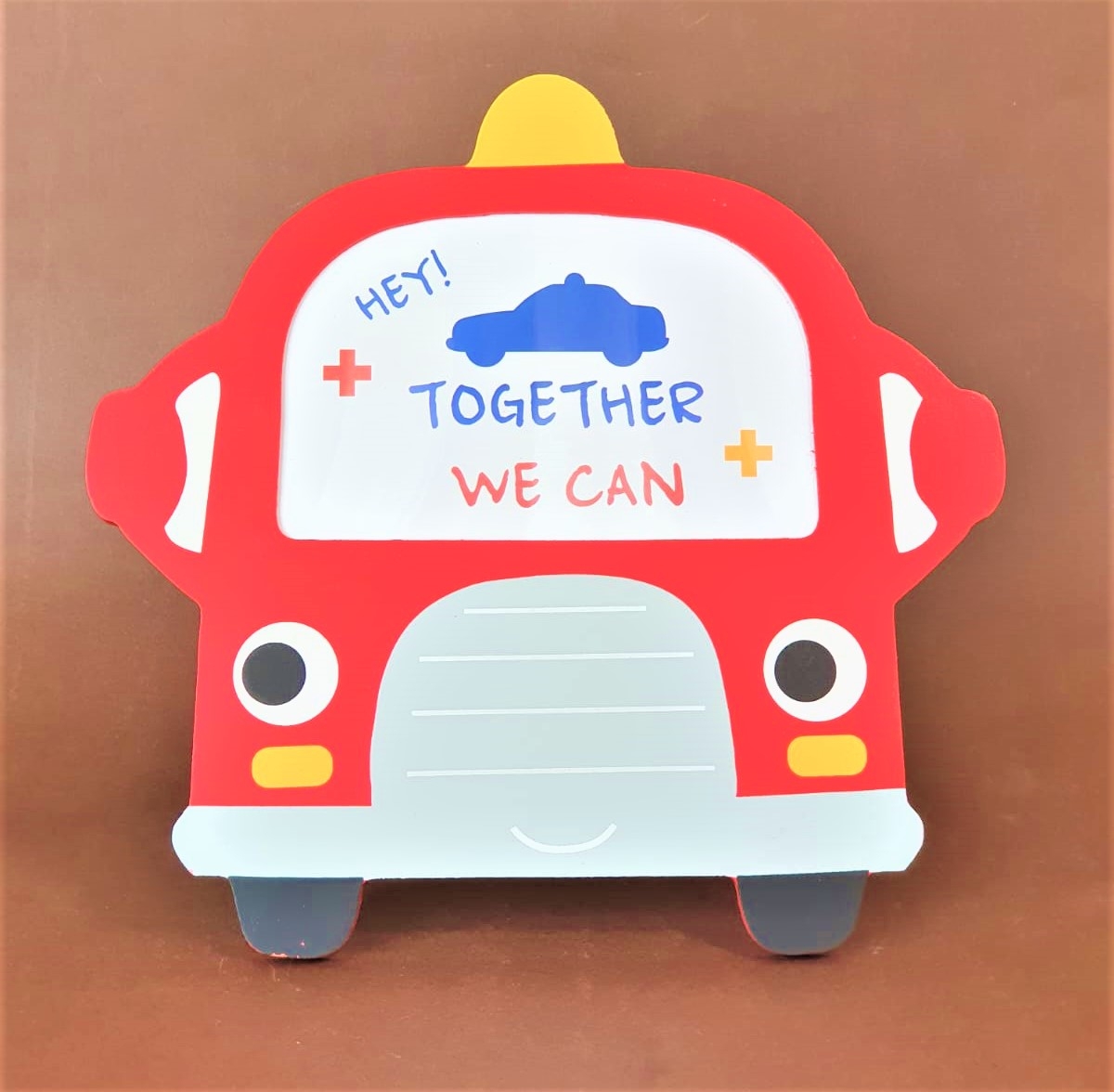 Rama foto lemn, Masina de Pompieri, rosie - 1 poza de 13x9cm Rama foto lemn, Masina de Pompieri, rosie - 1 poza de 13x9cm