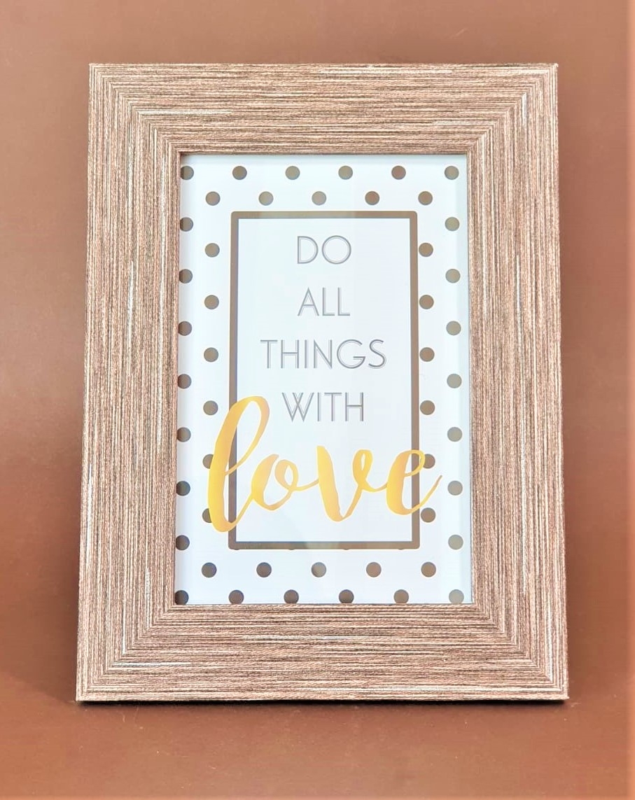 Rama foto din lemn, maro - 1 poza de 10x15cm Rama foto din lemn, maro - 1 poza de 10x15cm