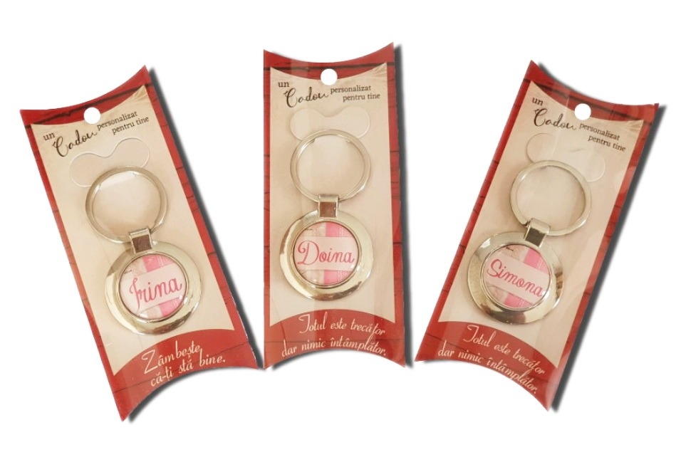 Breloc rotund cu nume - Miruna Breloc rotund cu nume - Miruna