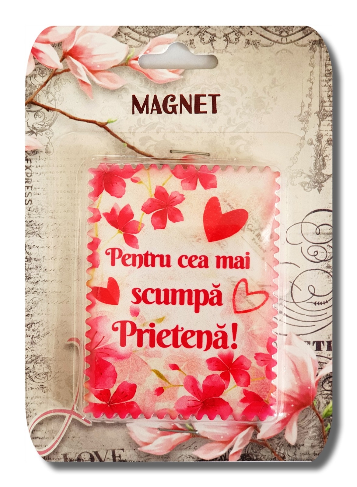 Magnet - Pentru cea mai scumpa prietena! ( 6x8cm ) Magnet - Pentru cea mai scumpa prietena! ( 6x8cm )