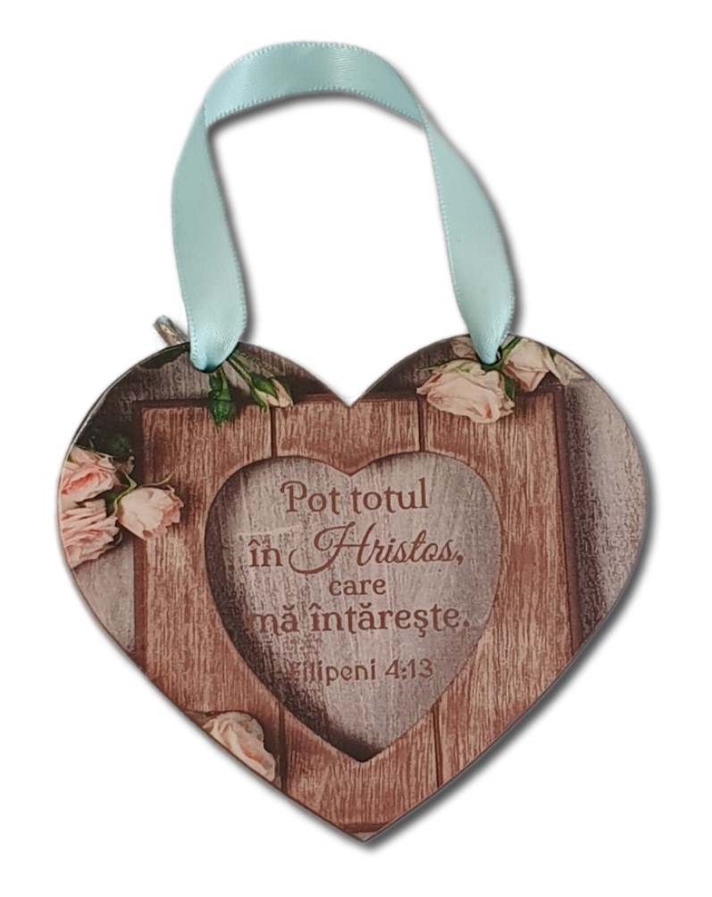 Placheta sentimentala - Pot totul in Hristos, care ma intareste! Model 16 Placheta sentimentala - Pot totul in Hristos, care ma intareste! Model 16