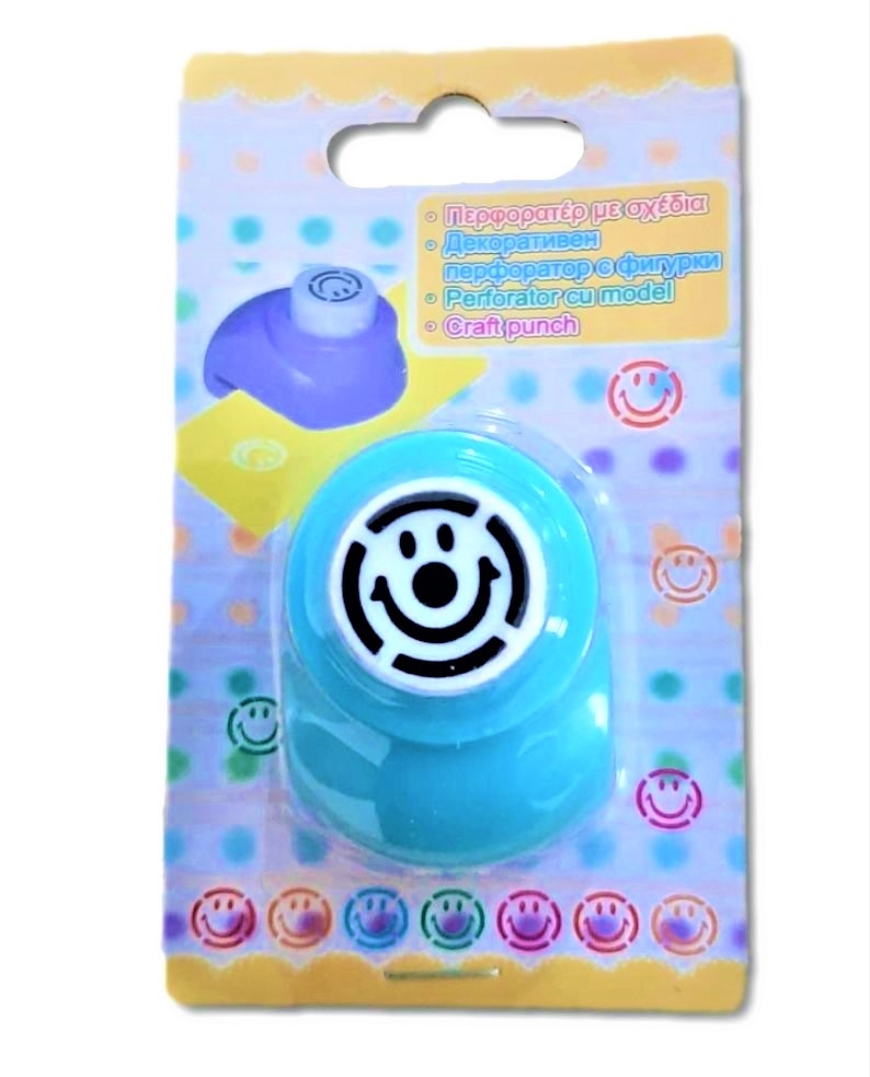 Perforator, albastru - Zambet Perforator, albastru - Zambet