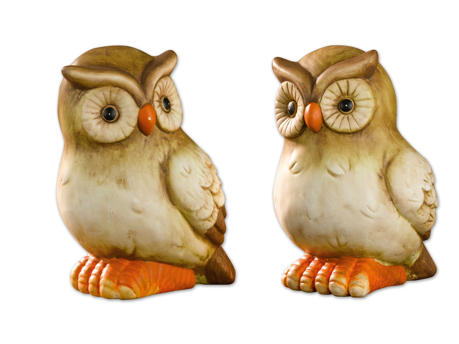 Set 2 figurine ceramice decorative - Bufnite Set 2 figurine ceramice decorative - Bufnite