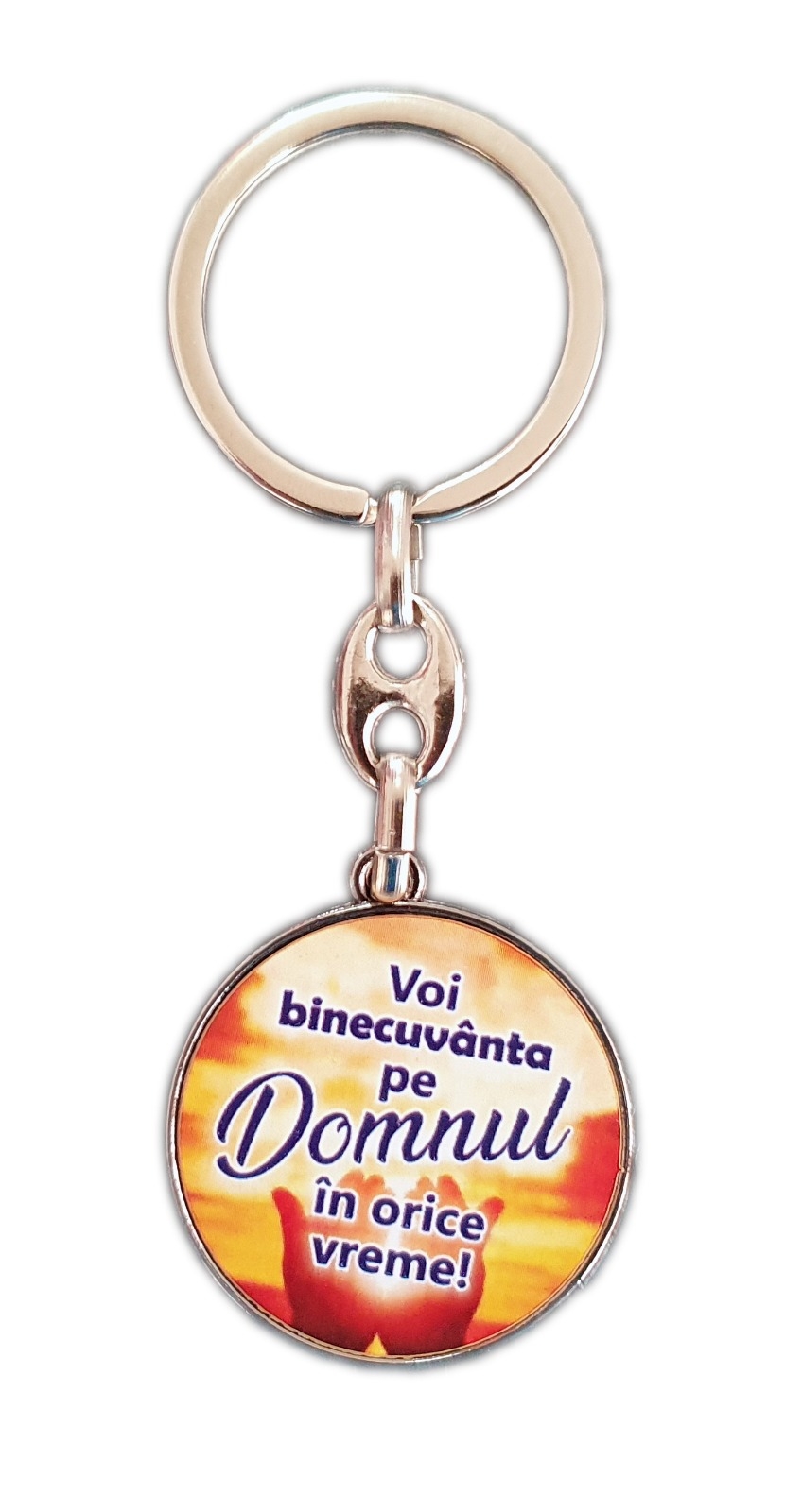 Breloc cu verset - Voi binecuvanta pe Domnul Breloc cu verset - Voi binecuvanta pe Domnul