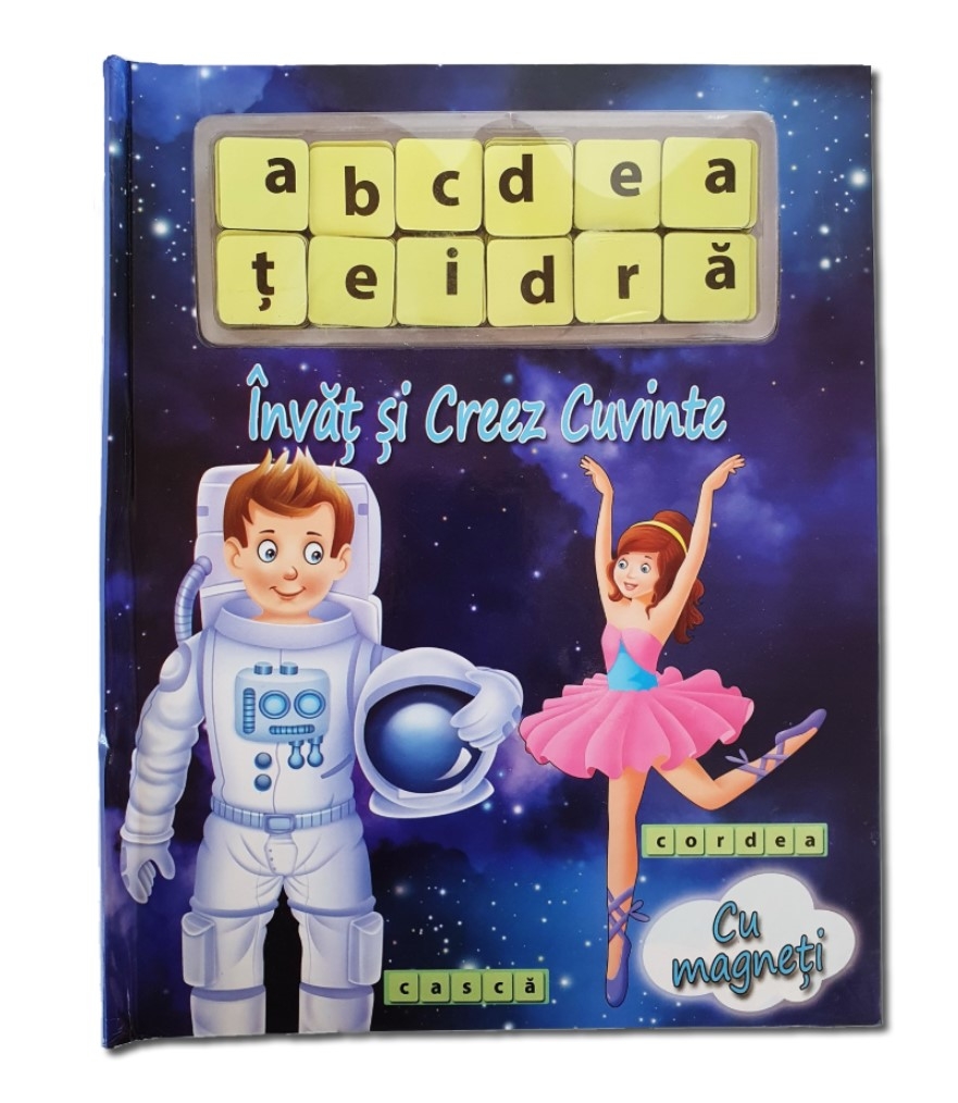 Invat si creez cuvinte - Carte cu magneti Invat si creez cuvinte - Carte cu magneti