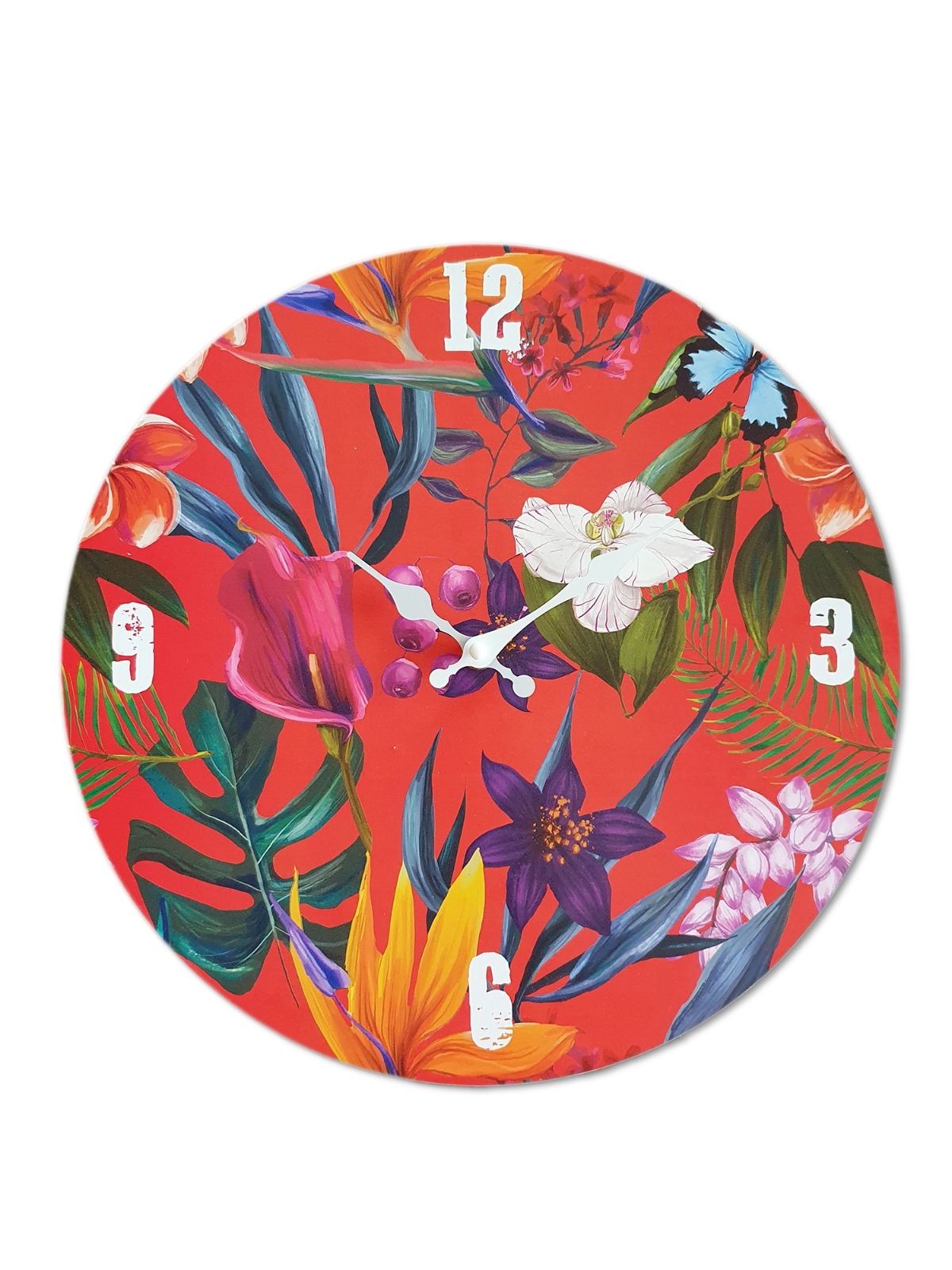 Ceas perete, 33 cm - Motiv floral Ceas perete, 33 cm - Motiv floral