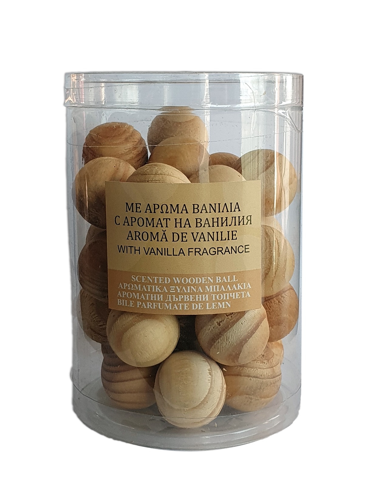 Bile de lemn parfumate - Vanilie 30 buc