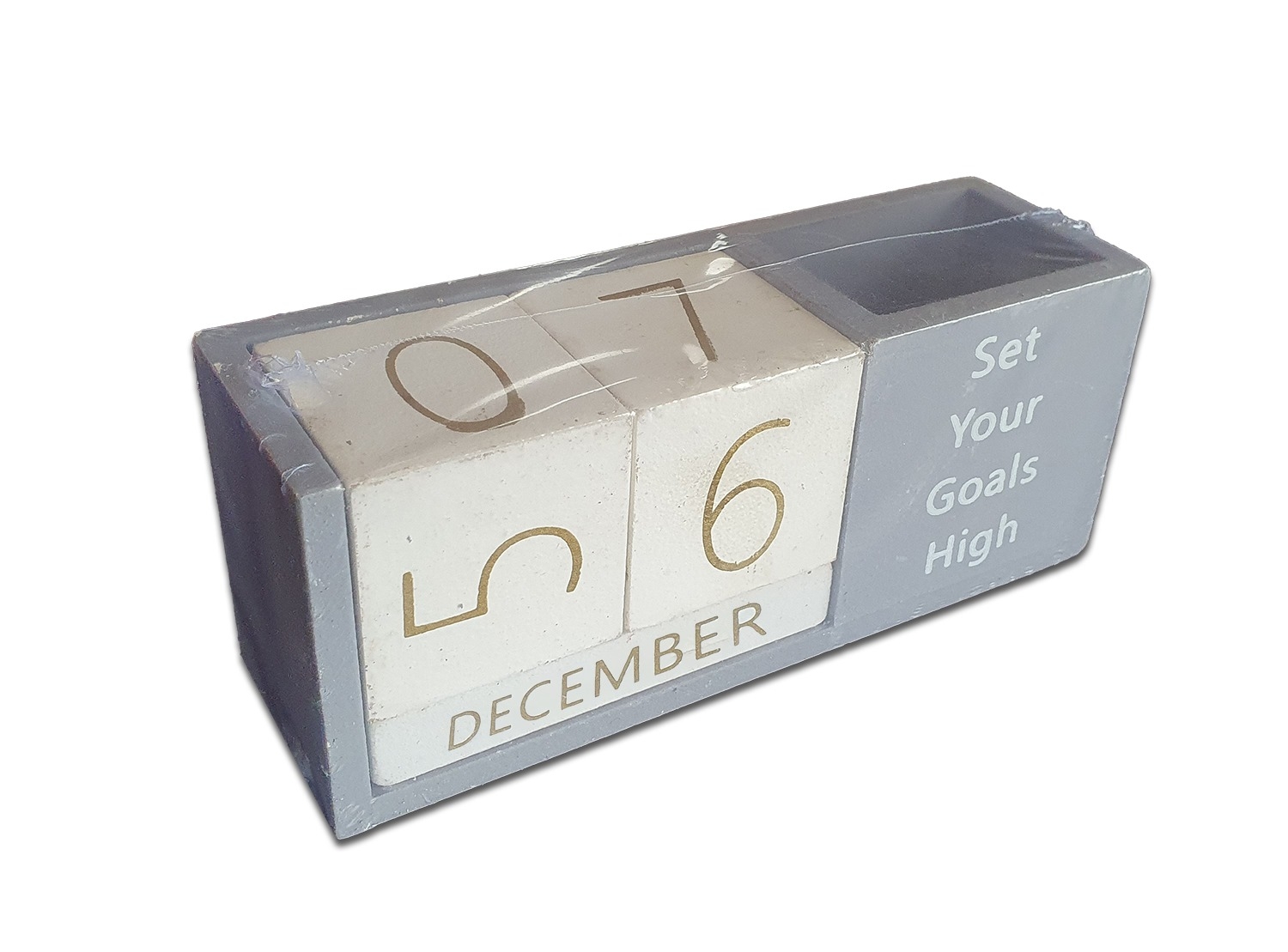 Suport de pixuri - calendar - (16 x 6.5 cm) Suport de pixuri - calendar - (16 x 6.5 cm)