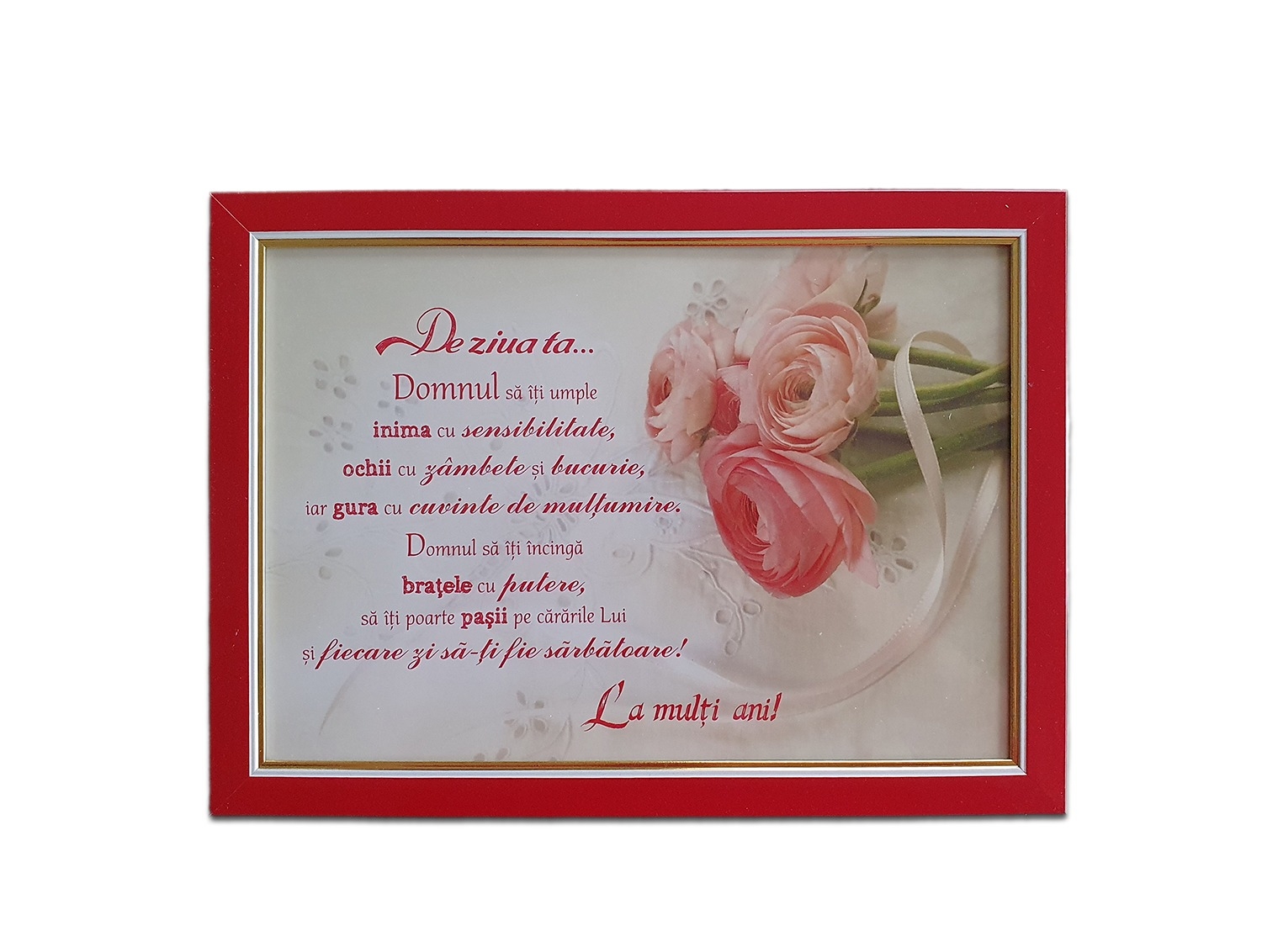 Tablou cu versete- De ziua ta (34 x 24 cm) Tablou cu versete- De ziua ta (34 x 24 cm)