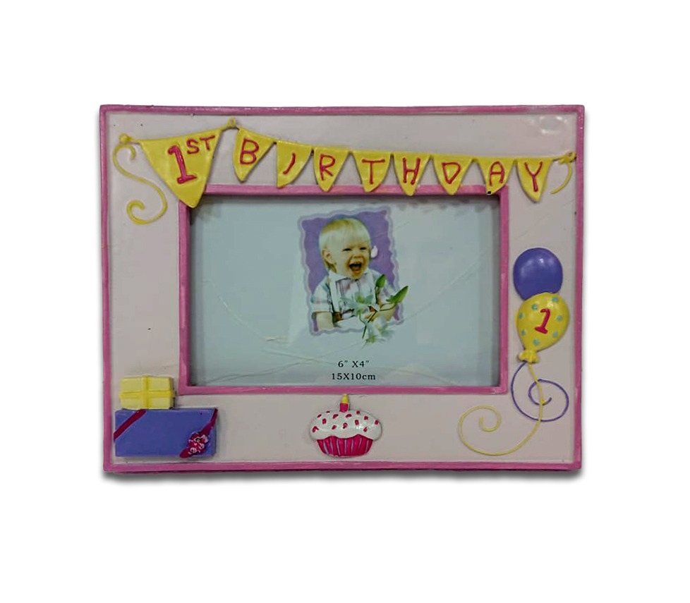 Rama foto pentru copii - 1st Birthday (20x16 cm) Rama foto pentru copii - 1st Birthday (20x16 cm)