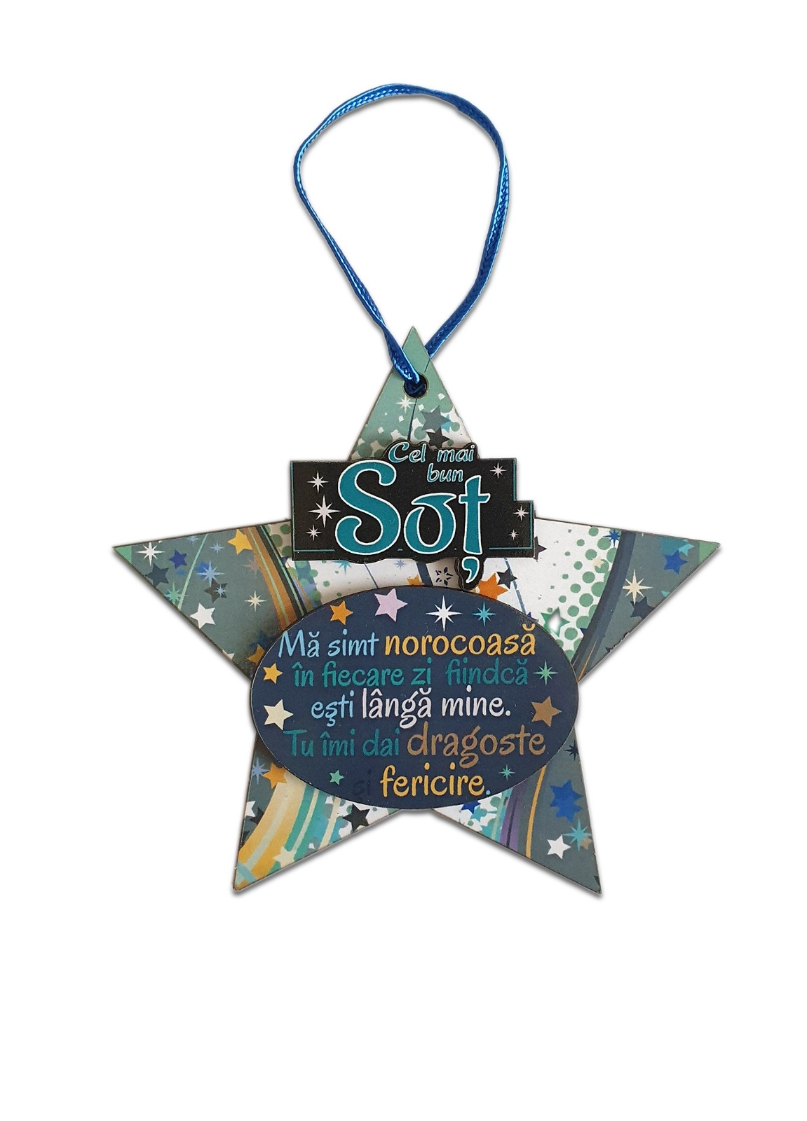 Placheta sentimentala stea - Cel mai bun sot Placheta sentimentala stea - Cel mai bun sot