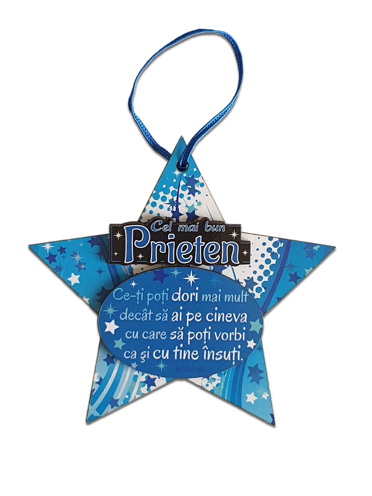 Placheta sentimentala stea - Cel mai bun prieten Placheta sentimentala stea - Cel mai bun prieten