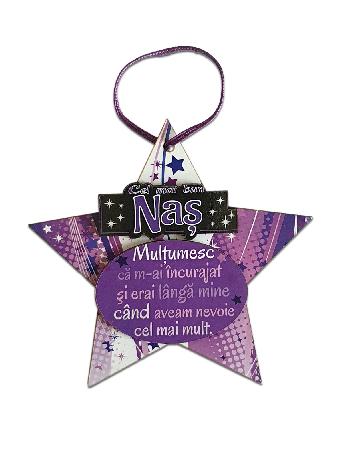 Placheta sentimentala stea - Cel mai bun nas Placheta sentimentala stea - Cel mai bun nas