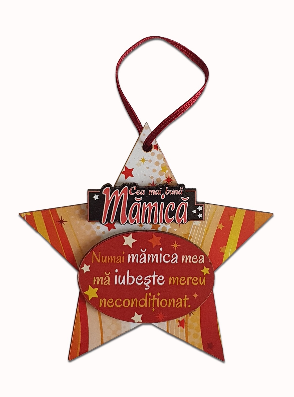 Placheta sentimentala stea - Cea mai buna mamica Placheta sentimentala stea - Cea mai buna mamica