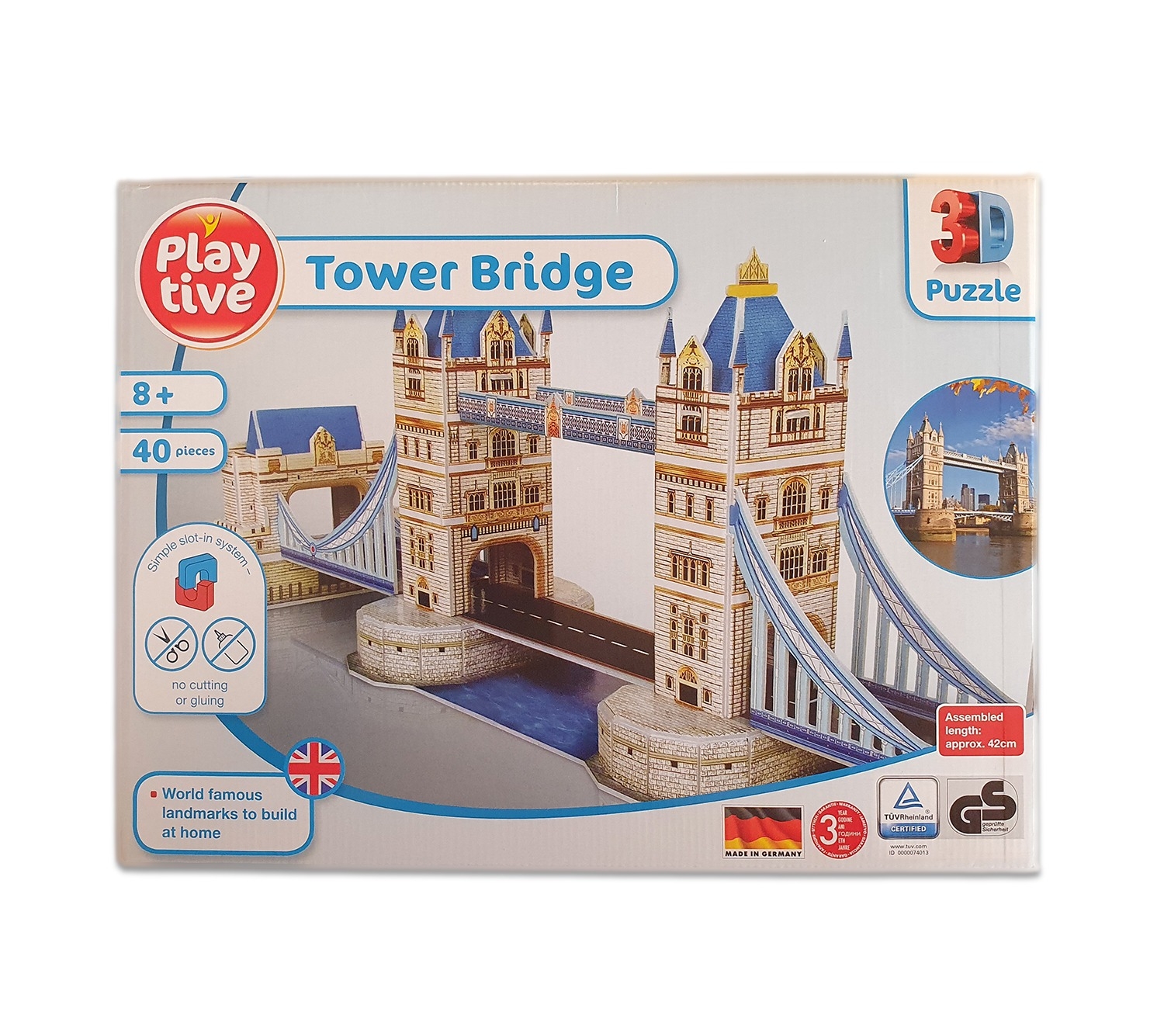Puzzle 3D - Tower Bridge (40 piese) Puzzle 3D - Tower Bridge (40 piese)