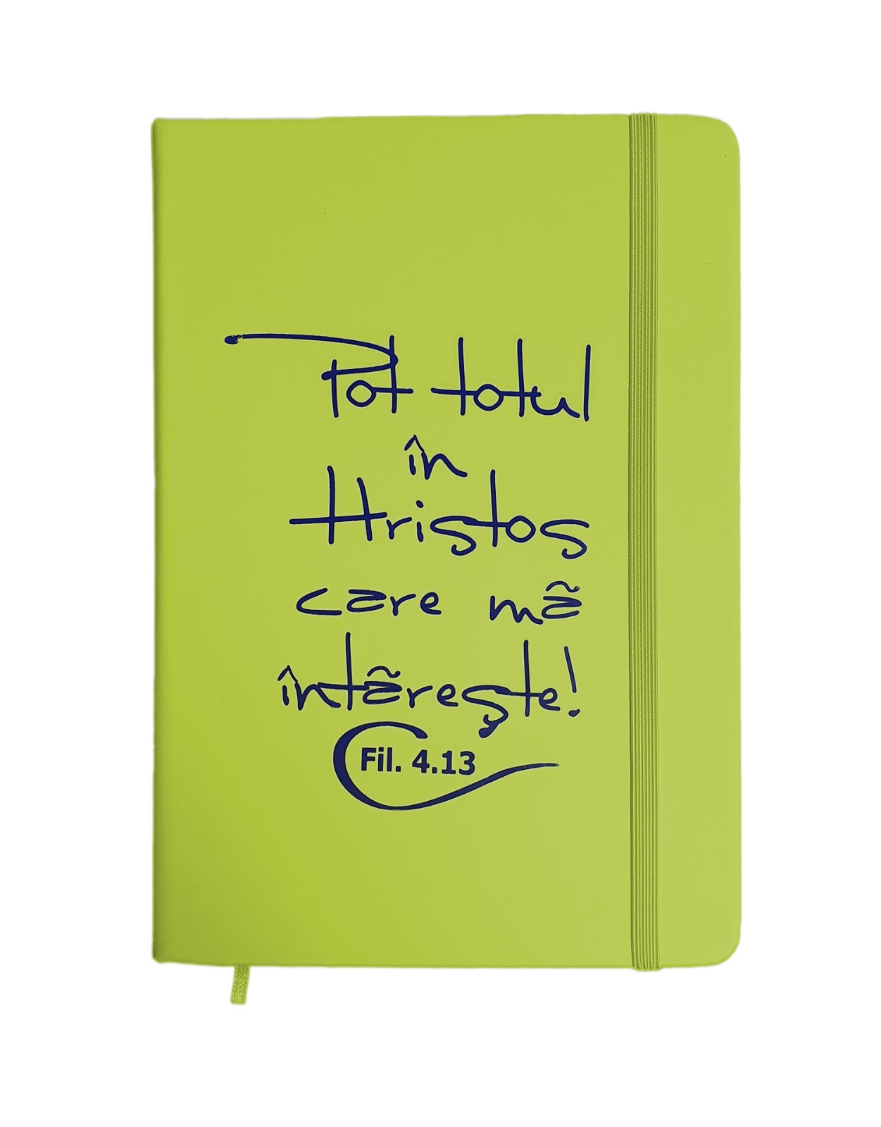 Carnetel A5 - Pot totul în Hristos (verde) Carnetel A5 - Pot totul în Hristos (verde)