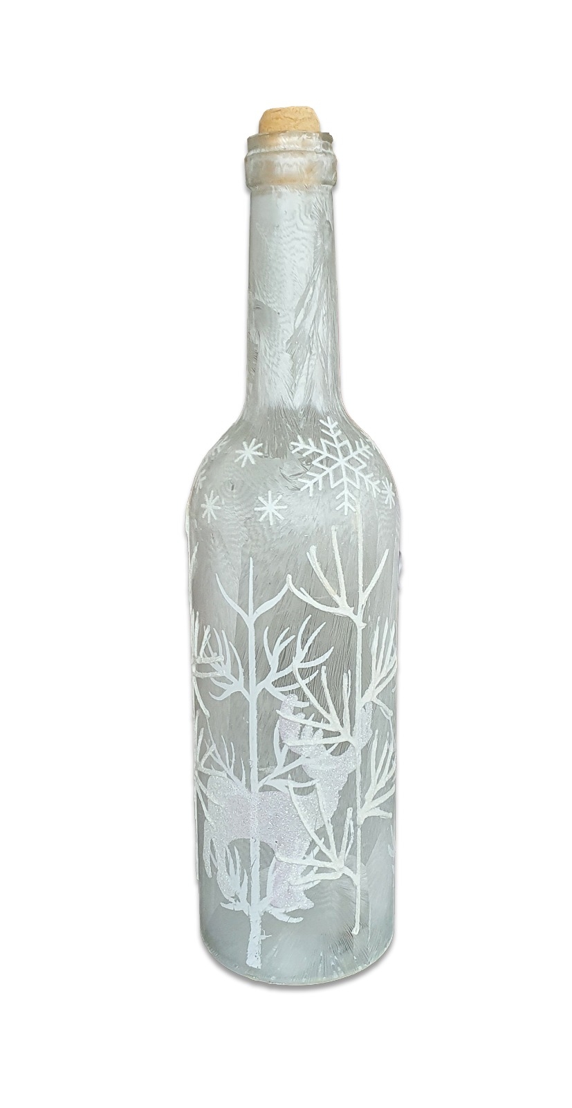 Ornament de Craciun - Sticla iluminata cu led (7x30 cm)