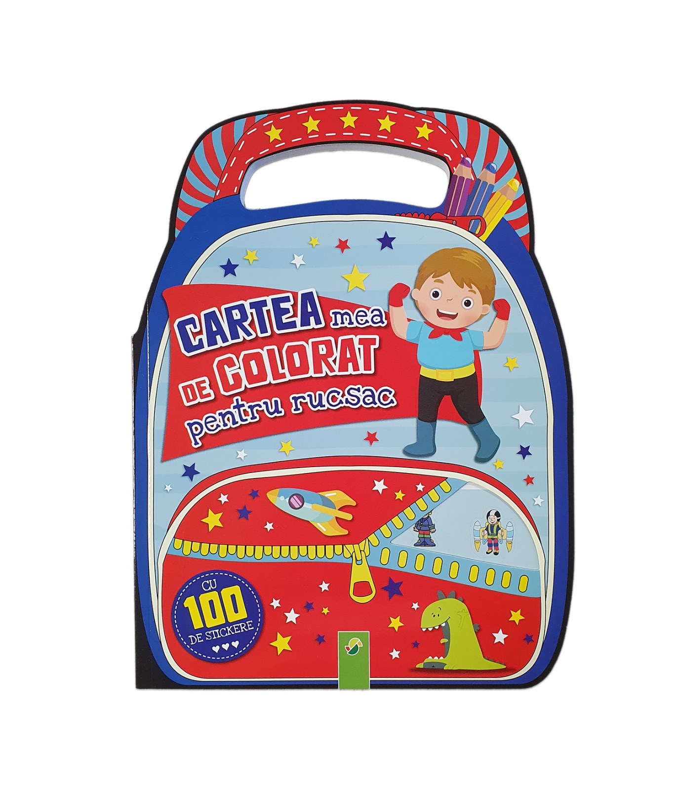 Cartea mea de colorat pentru rucsac (100 de stickere) Cartea mea de colorat pentru rucsac (100 de stickere)