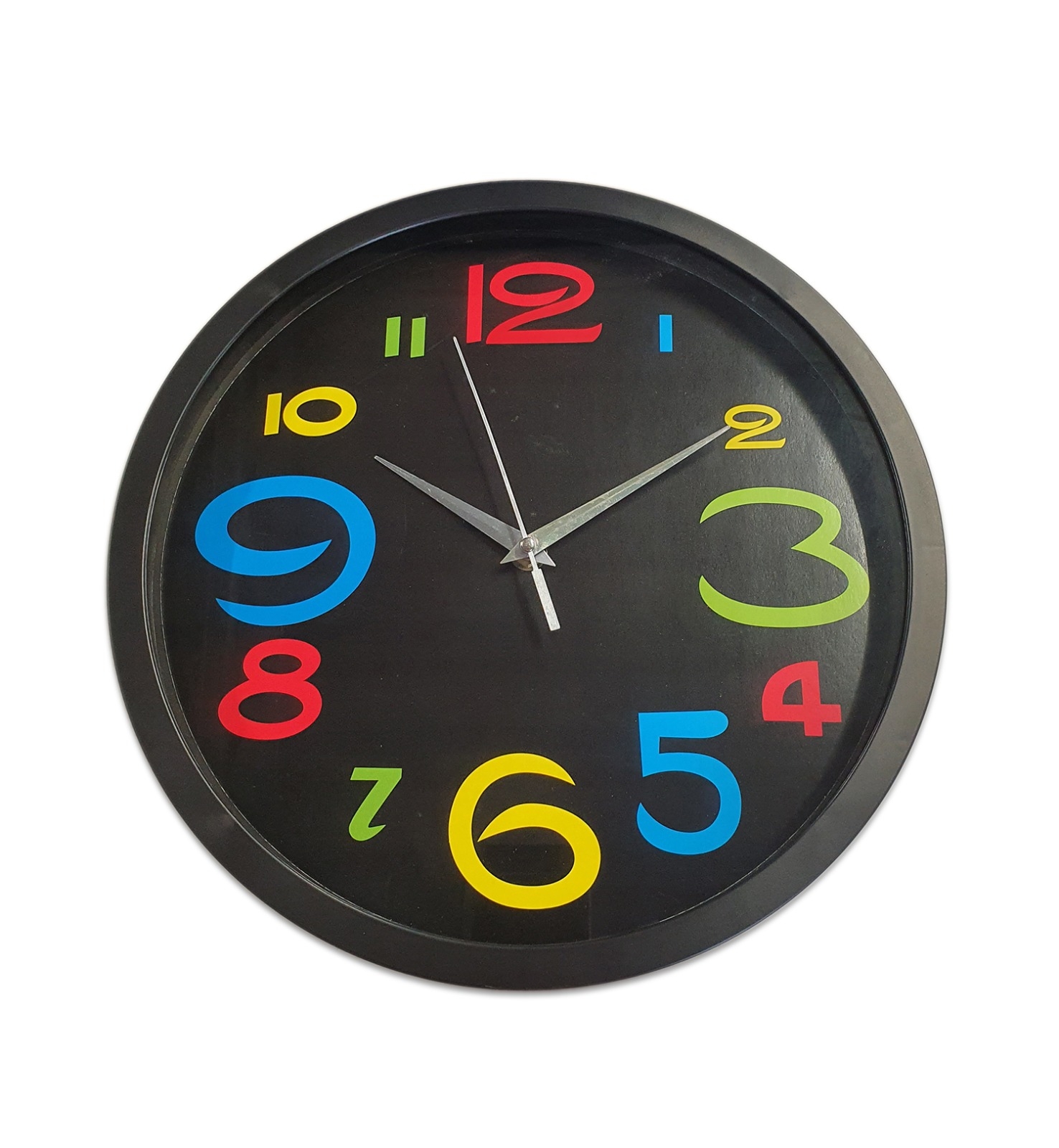 Ceas de perete rotund - Negru (30 x 30cm) Ceas de perete rotund - Negru (30 x 30cm)