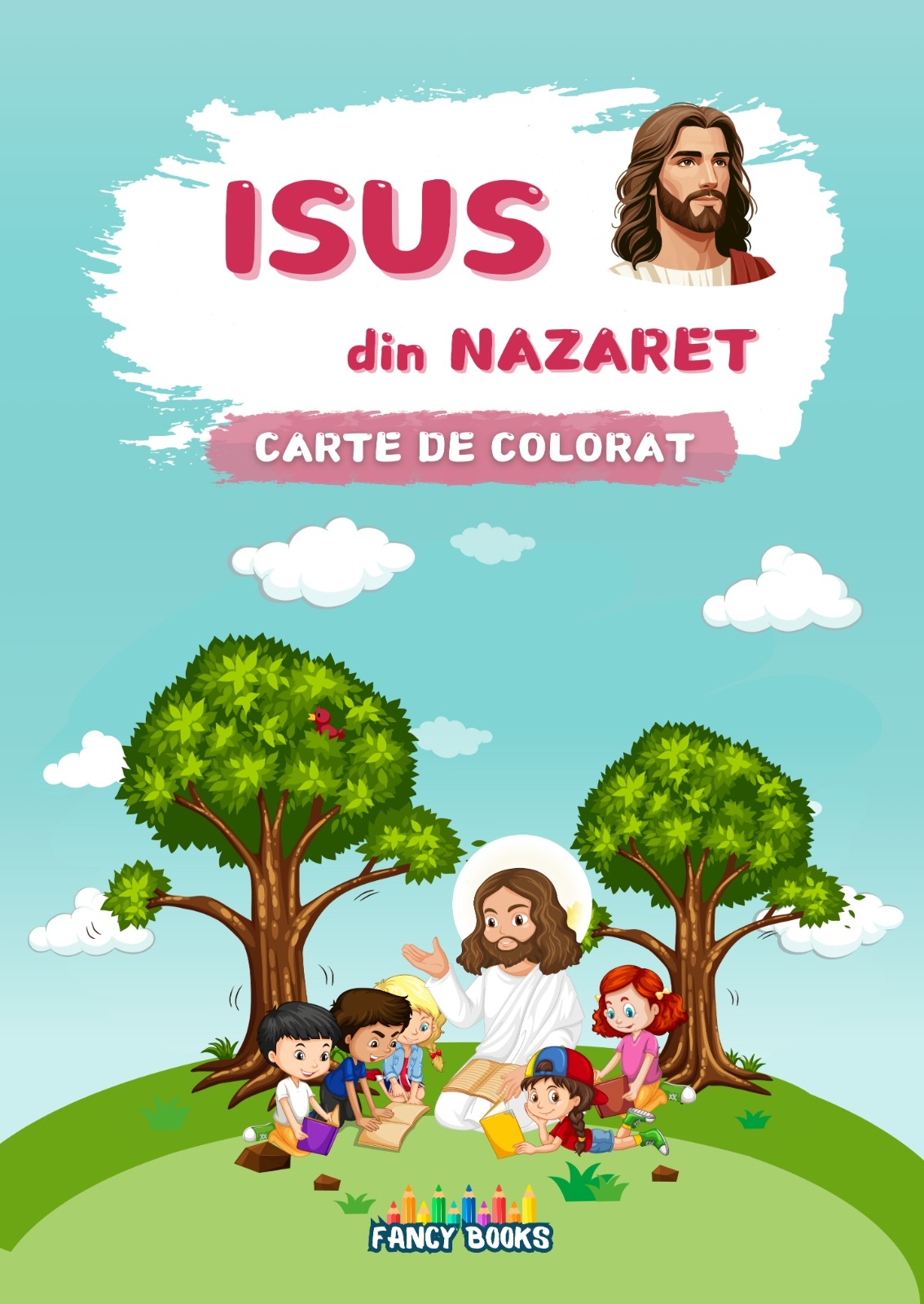Isus din Nazaret - Carte de colorat Isus din Nazaret - Carte de colorat