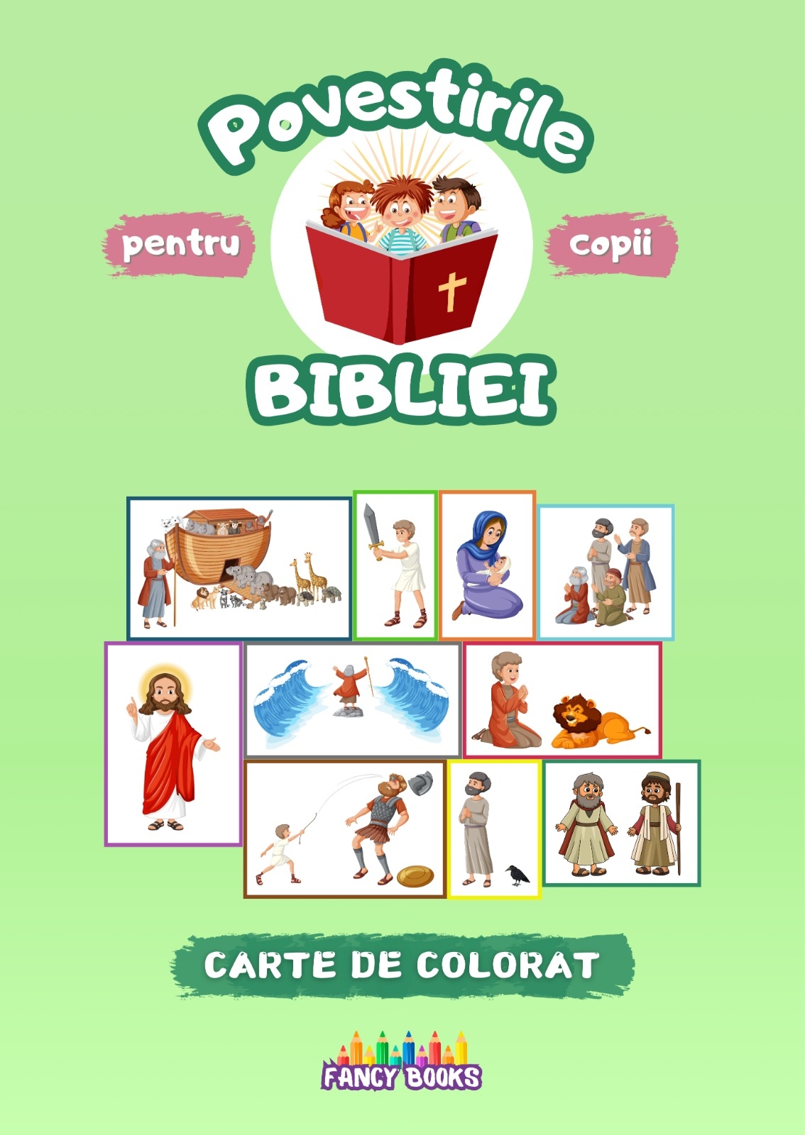 Povestirile Bibliei - Carte de colorat Povestirile Bibliei - Carte de colorat