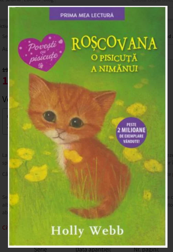 Roscovana O pisicuta a nimanui Roscovana O pisicuta a nimanui