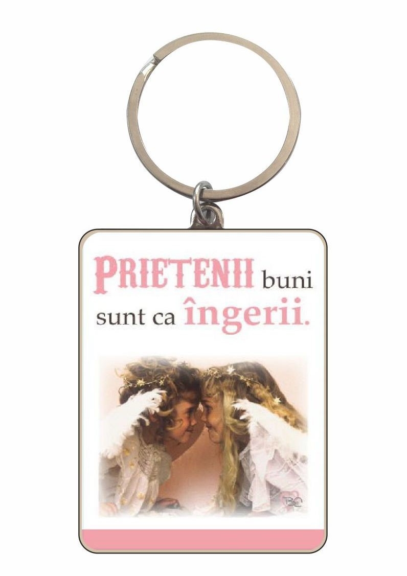 Breloc - Prietenii buni sunt ca ingerii Breloc - Prietenii buni sunt ca ingerii