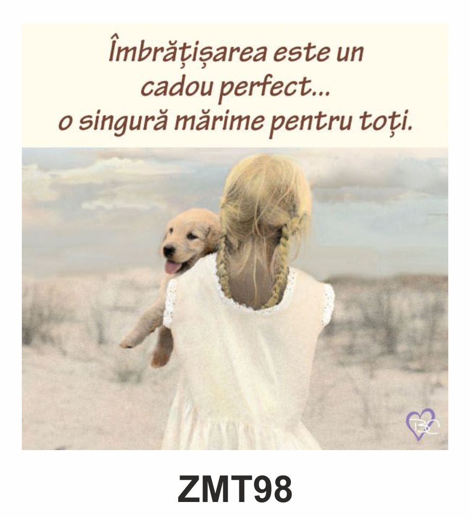 Magnet de frigider - Imbratisarea este un cadou perfect ( 7.7 cm x 7.7  cm ) Magnet de frigider - Imbratisarea este un cadou perfect ( 7.7 cm x 7.7  cm )