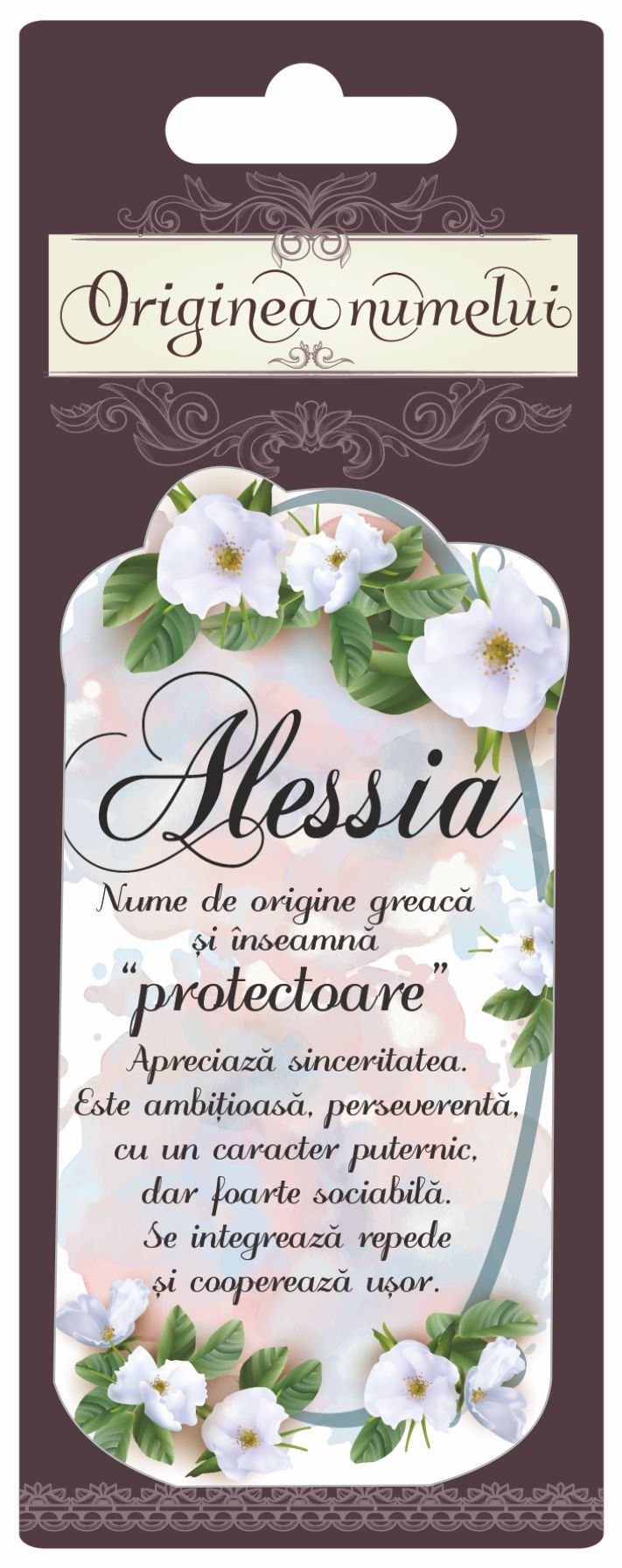 Magnet - Alessia ( 10 cm x 5 cm ) Magnet - Alessia ( 10 cm x 5 cm )