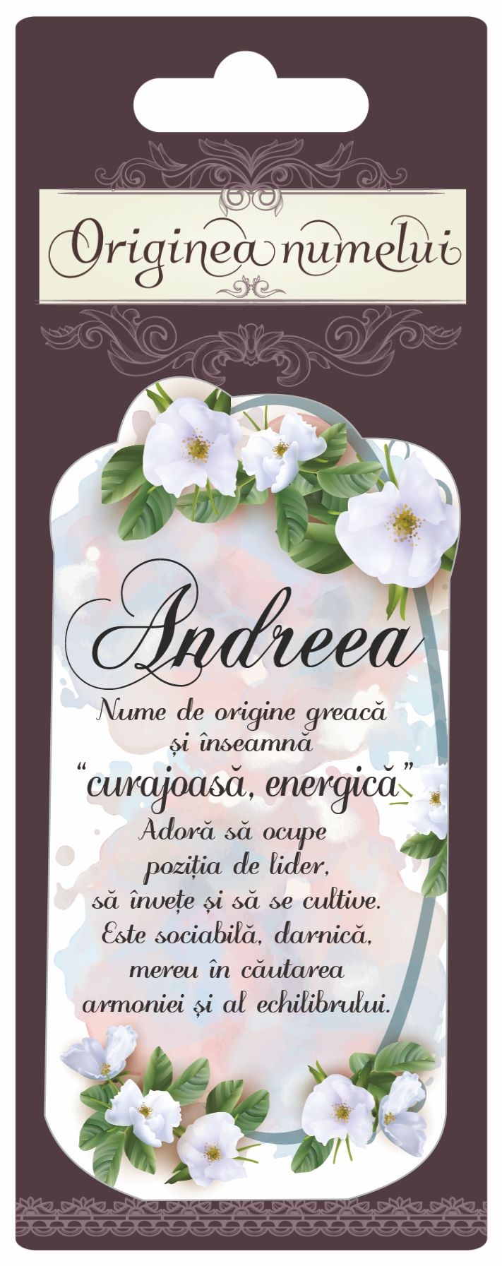 Magnet - Andreea ( 10 cm x 5 cm ) Magnet - Andreea ( 10 cm x 5 cm )