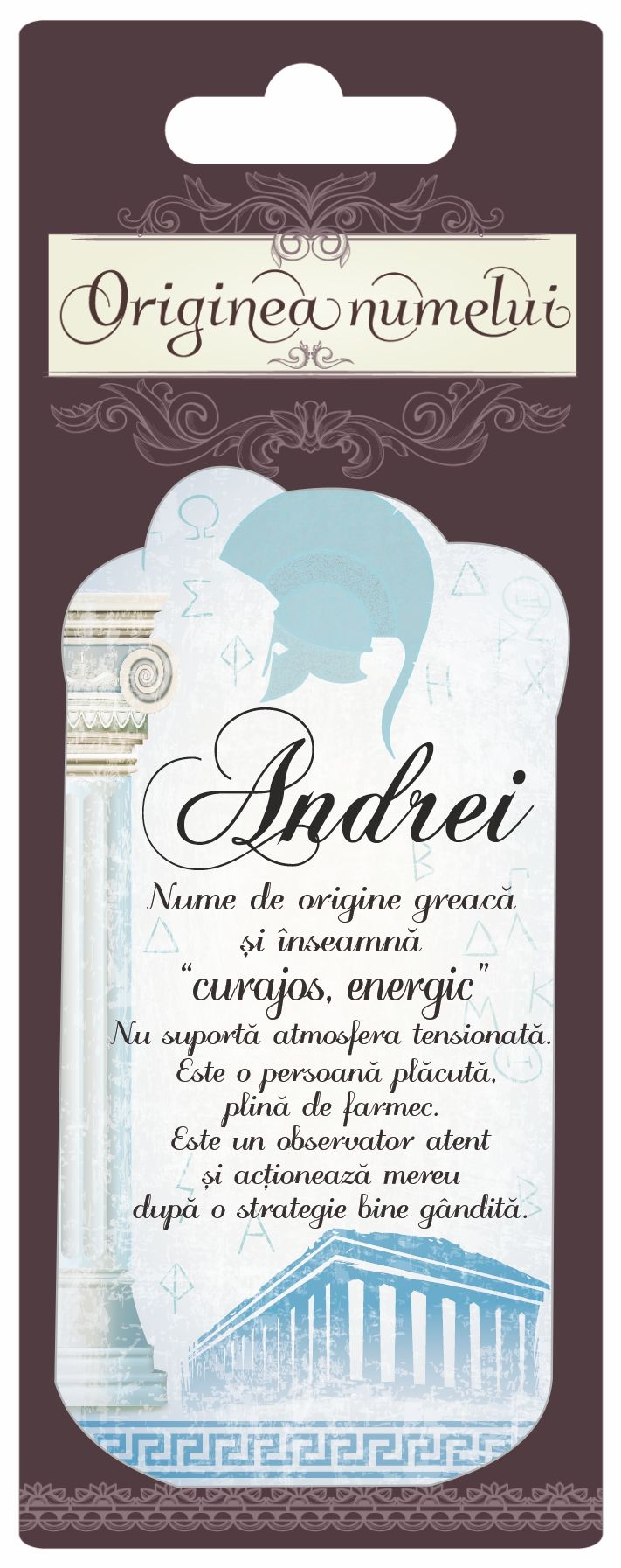 Magnet - Andrei ( 10 cm x 5 cm ) Magnet - Andrei ( 10 cm x 5 cm )